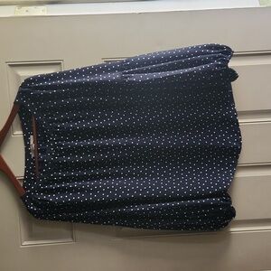 Women's polkadot blouse size medium